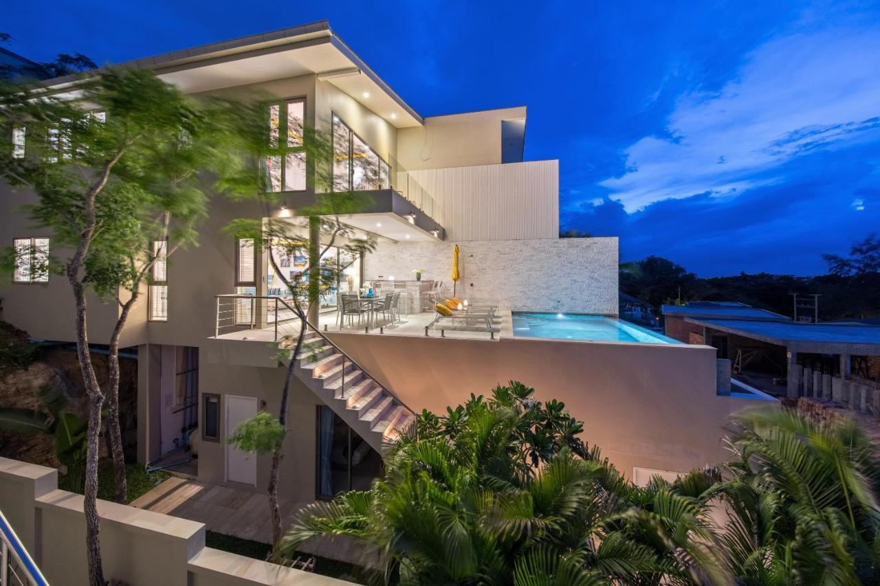 Beachside Villa - B18 - At Bayside Luxury Villas Samrong Bay Beach, 4 Bed 5 Bath, Sea & Sunset Views, Only 200M Walk To The Beach Choeng Mon Exterior foto