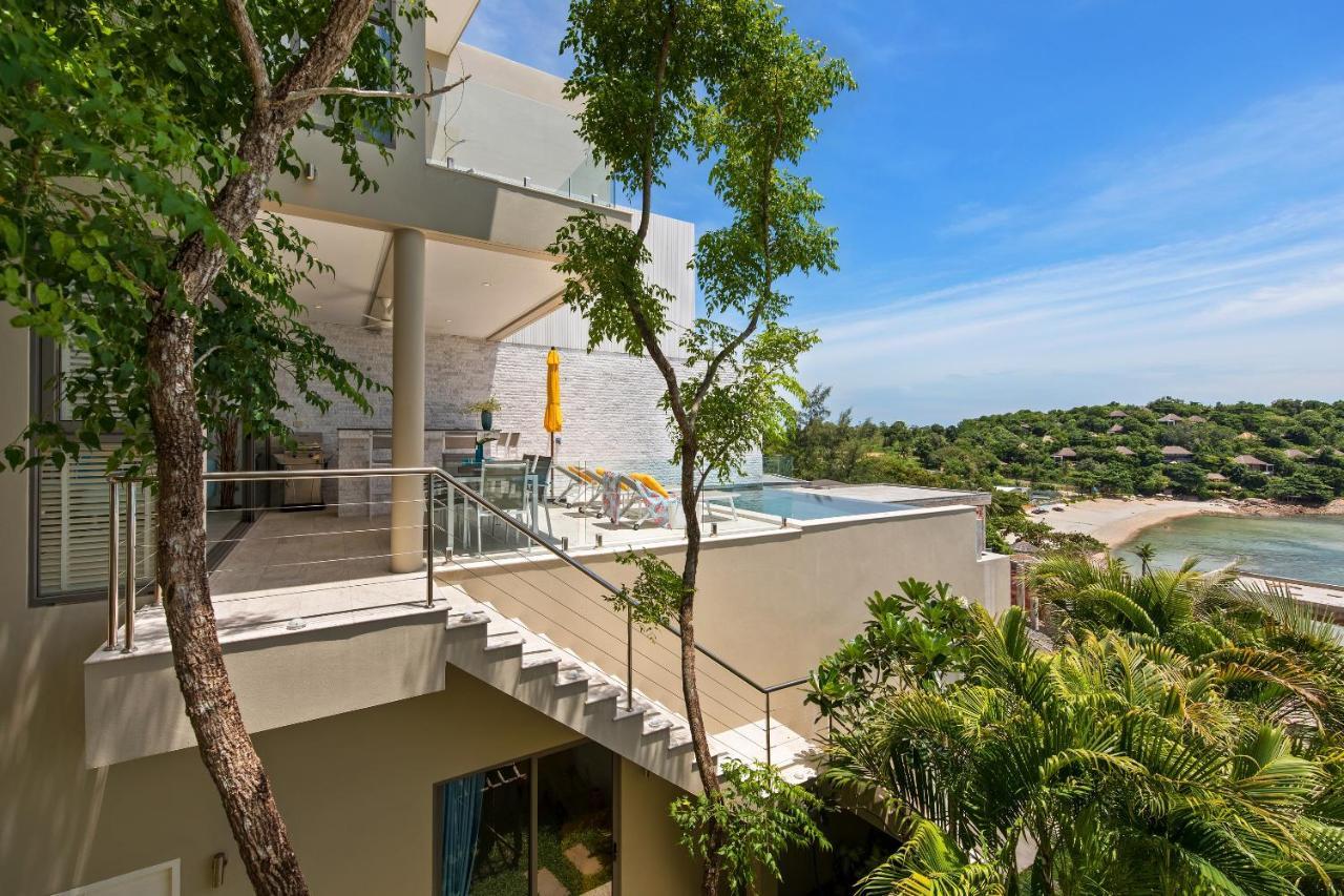 Beachside Villa - B18 - At Bayside Luxury Villas Samrong Bay Beach, 4 Bed 5 Bath, Sea & Sunset Views, Only 200M Walk To The Beach Choeng Mon Exterior foto
